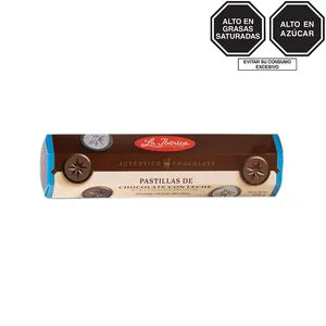Pastillas de chocolate con leche x 100g