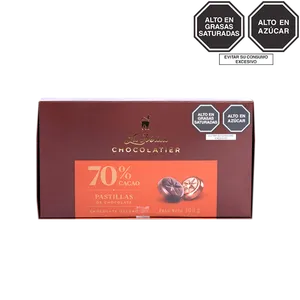 Pastillas de chocolate 70% 300 g