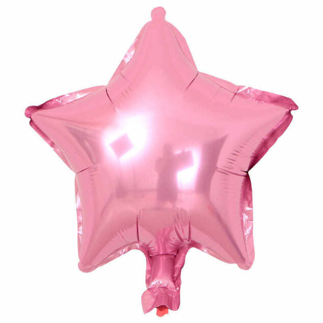 Pink star balloon #5