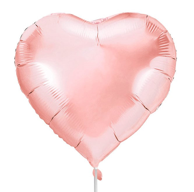 Rose gold heart balloon #18