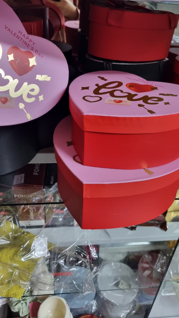 Box corazon con diseño love