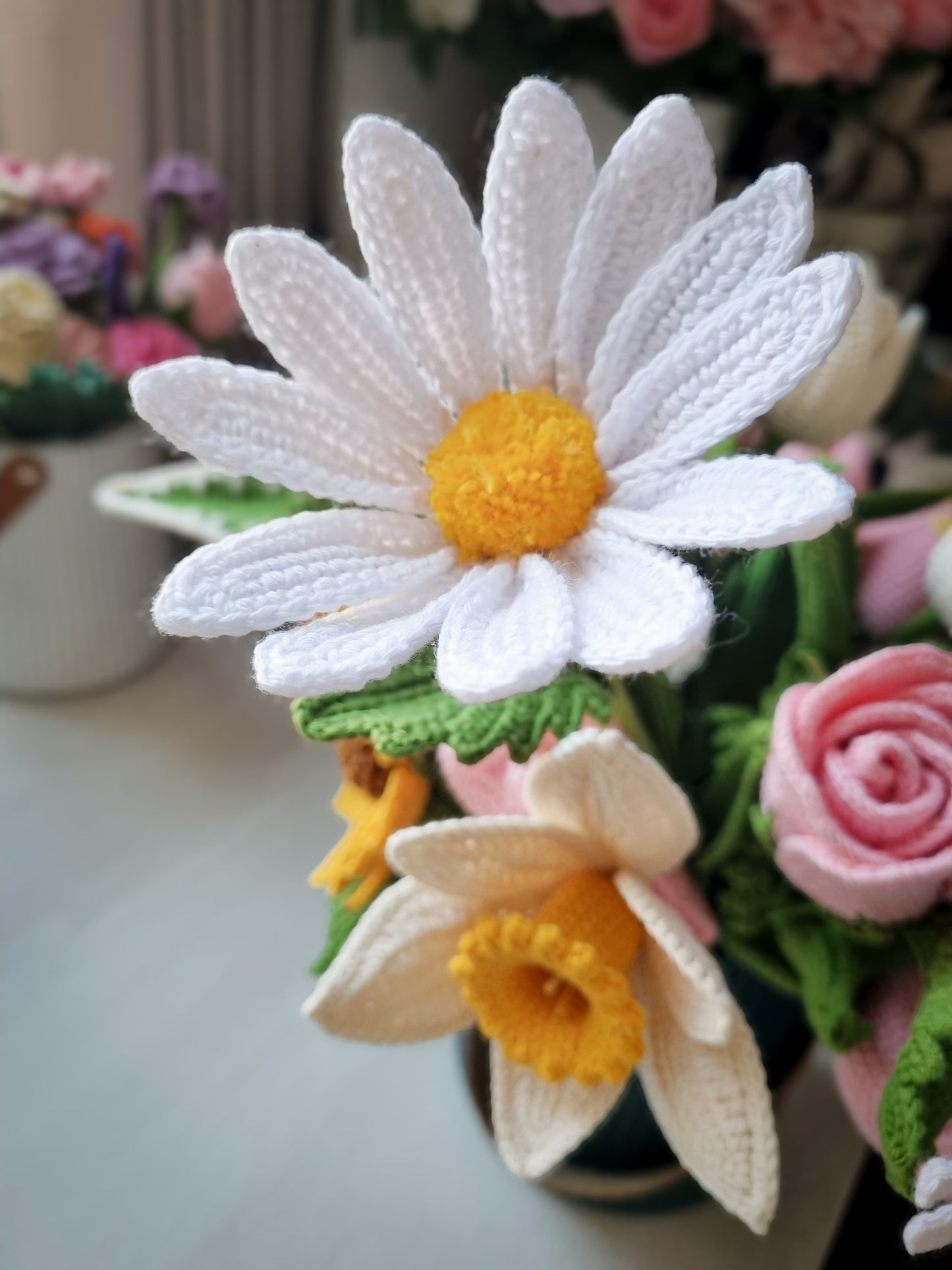 Patrón de Margarita Tejida a Crochet | PDF