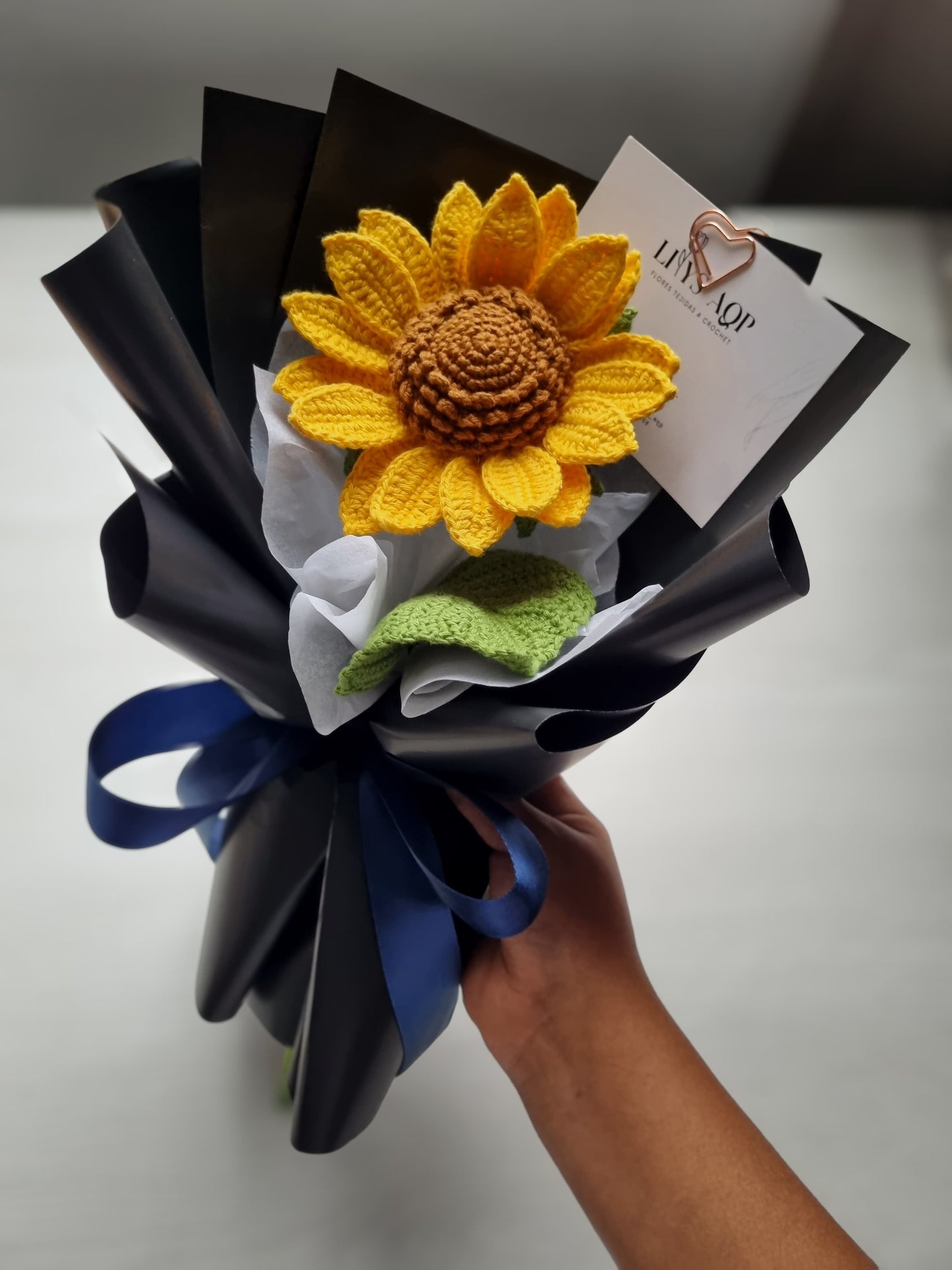 Girasol Tejido (videotutorial en carpeta Drive) | Sin PDF