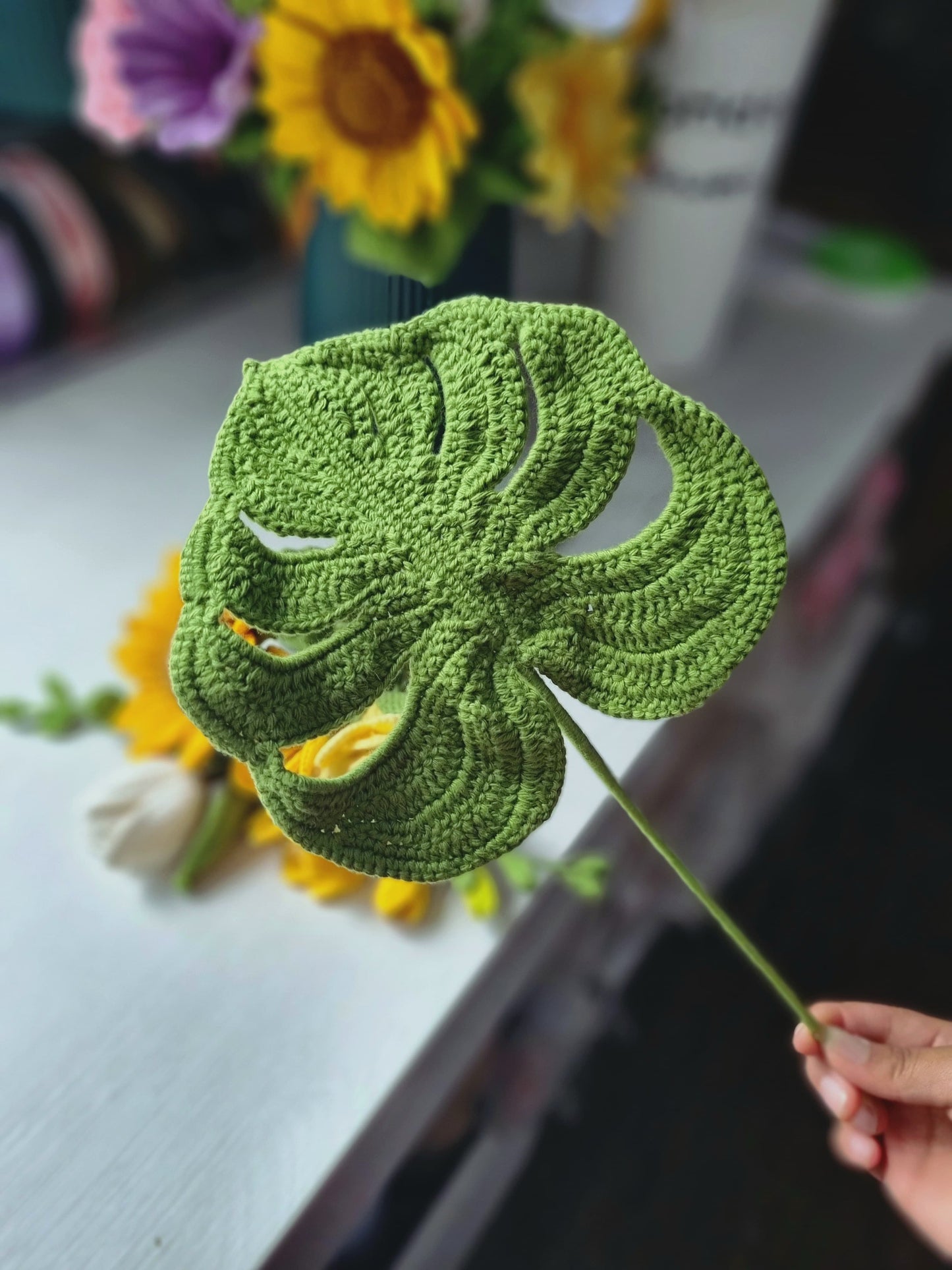 Woven Monstera Leaf