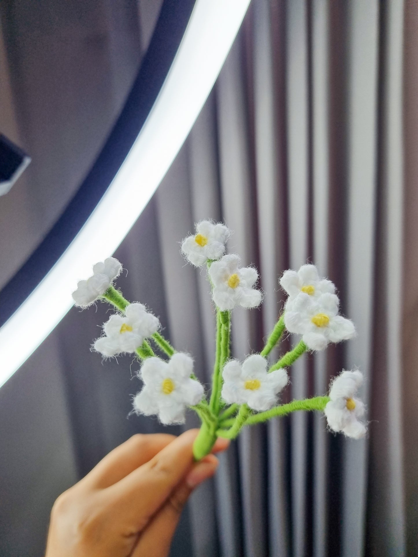 woven cloud flowers