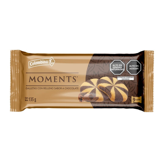 Galleta moments con relleno 135 g