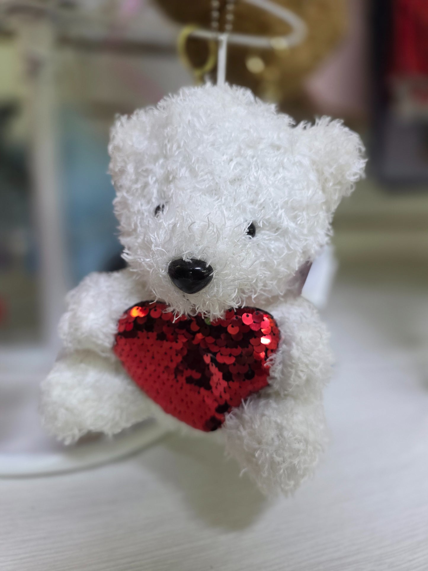 Keychain Bear heart - 16 cm