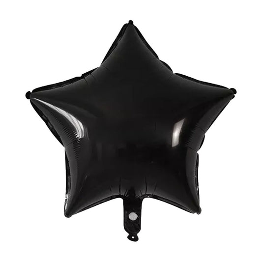 Globo estrella negro #5