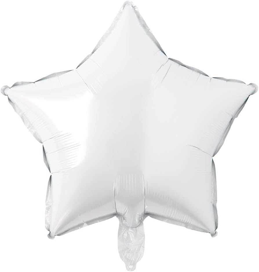 White star balloon #18