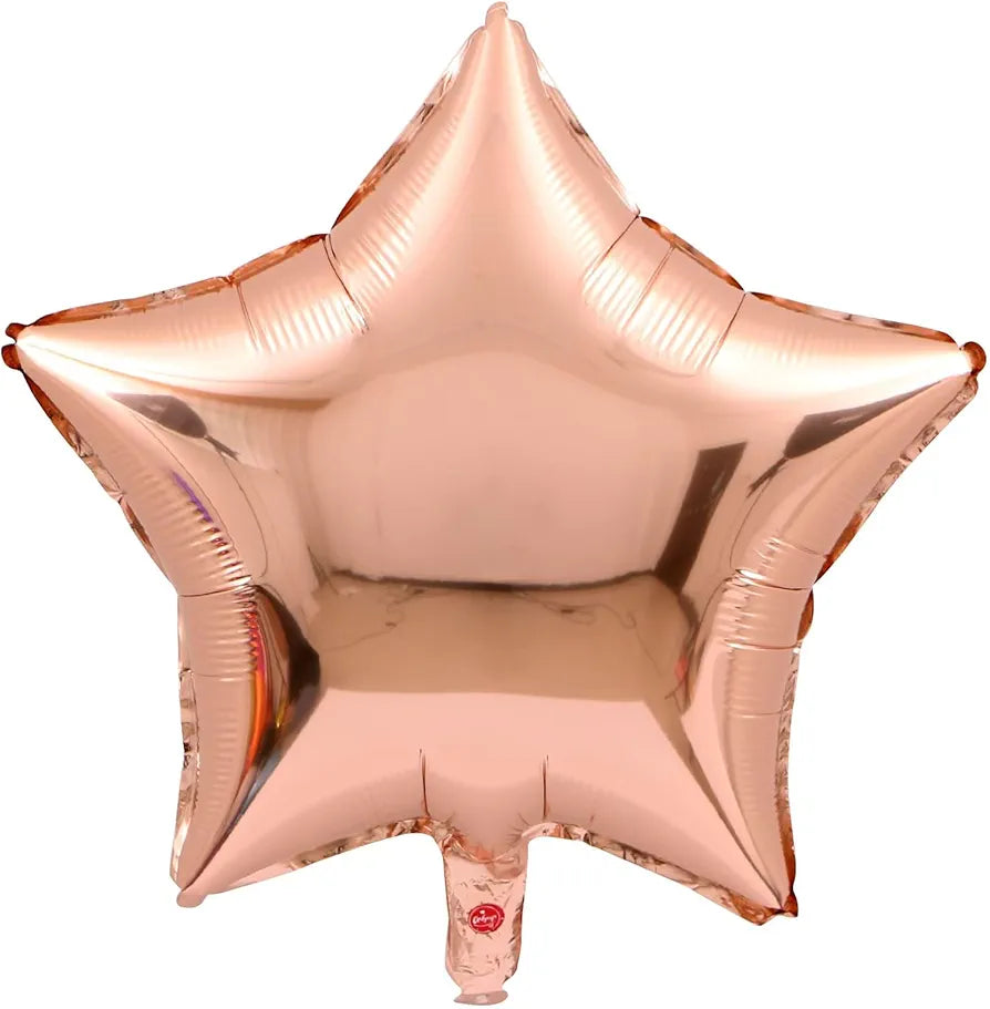 Rose gold star balloon #5