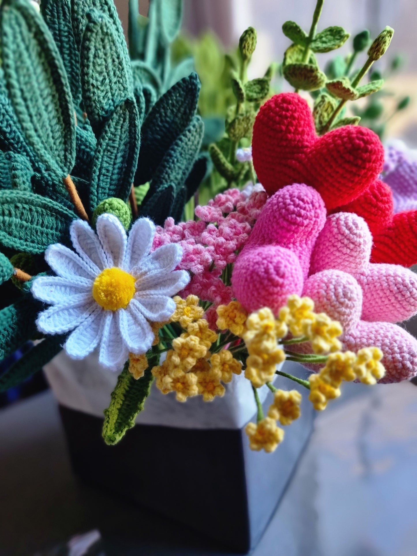 woven cloud flowers