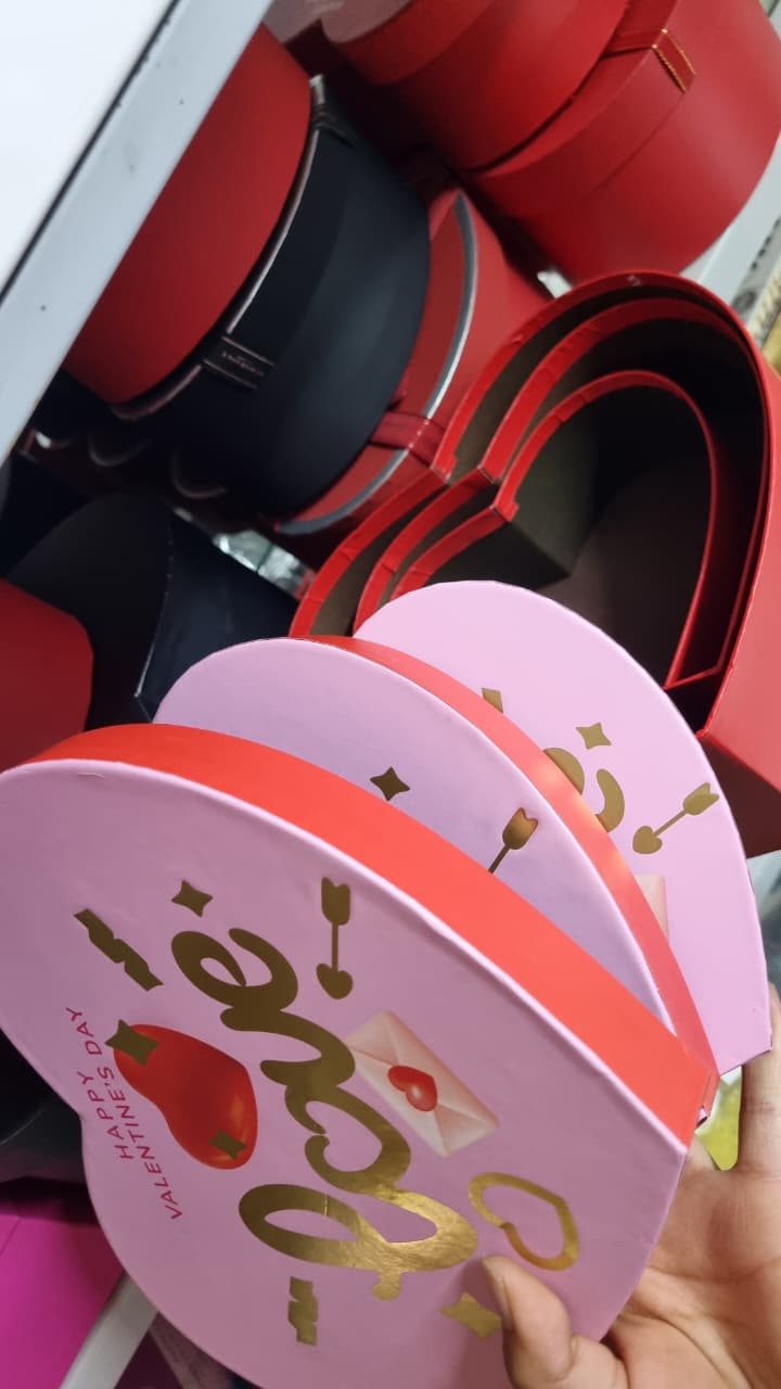 Box corazon con diseño love