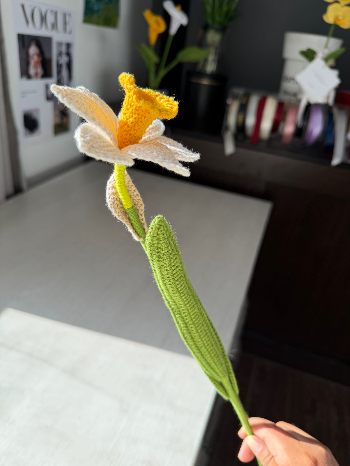 Patrón narciso | PDF + videotutorial de tejido (S/25.00 soles)