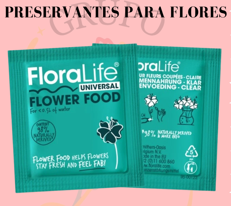 Preservante para flores