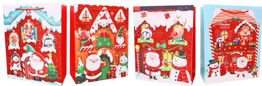 Bolsa de regalo navidad alto relieve m - Paquete