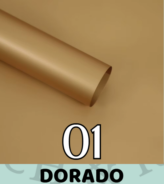 Papel mate dorado