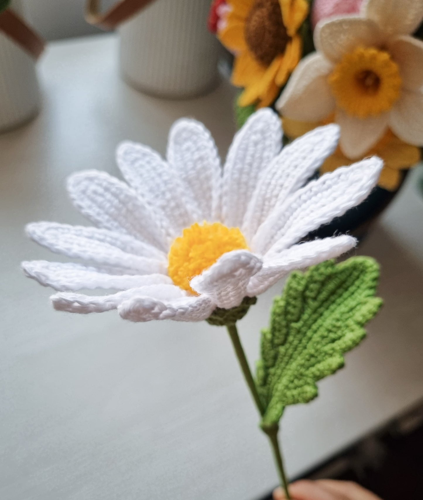 Patrón de Margarita Tejida a Crochet | PDF