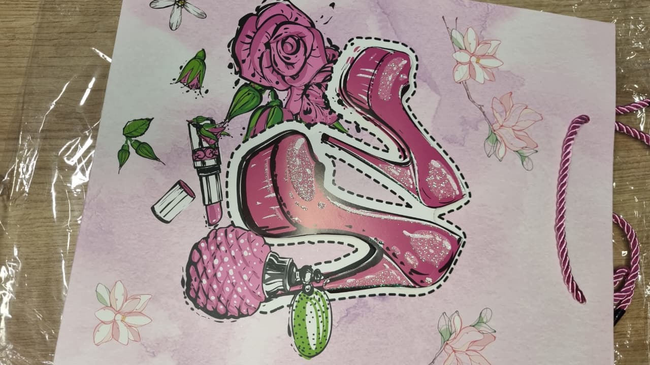 Bolsa de regalo juvenil alto relieve mz - Paquete