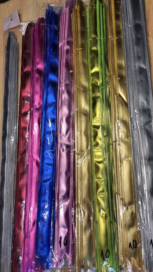 Lazo Magico organza metalizado 10 cm