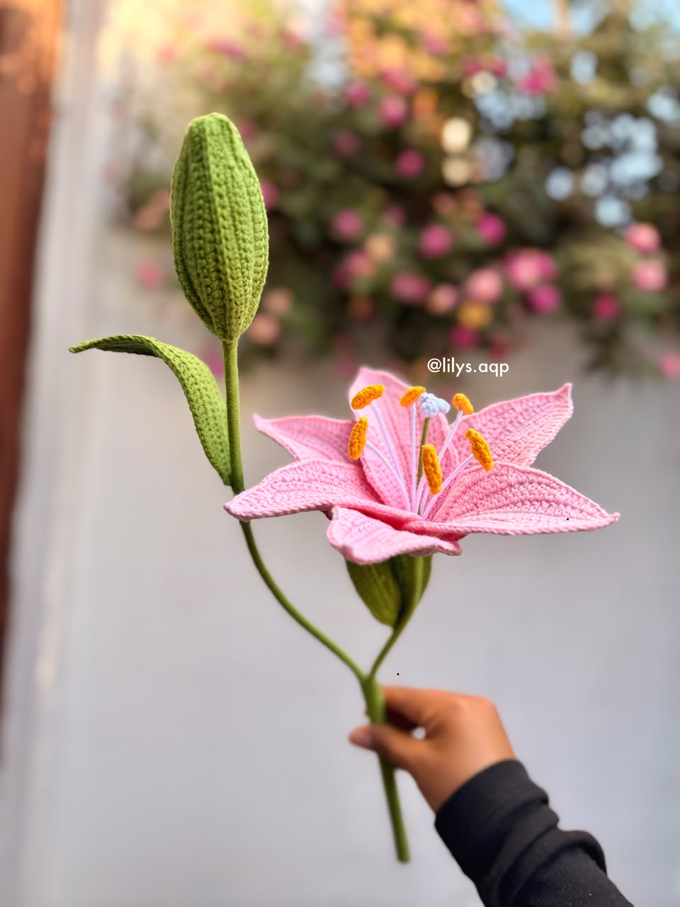 8-Petal Knitted Rose PDF Pattern – Digital PDF