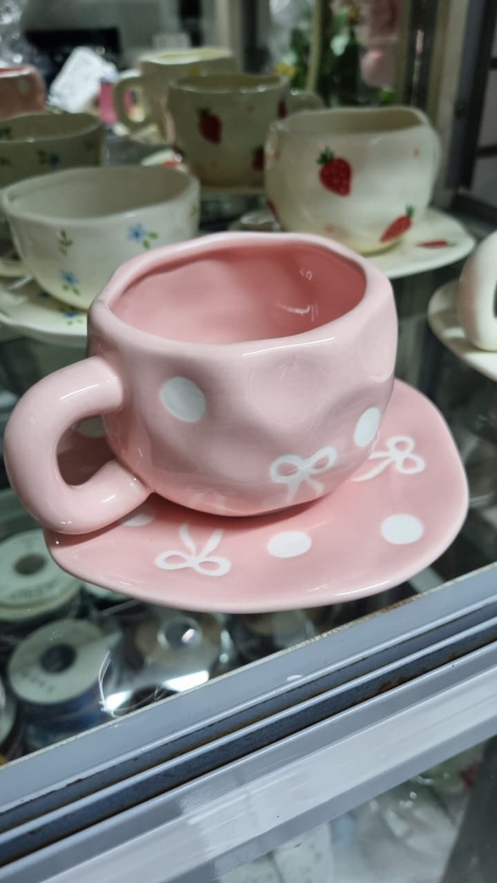 Taza y platillo aesthetic