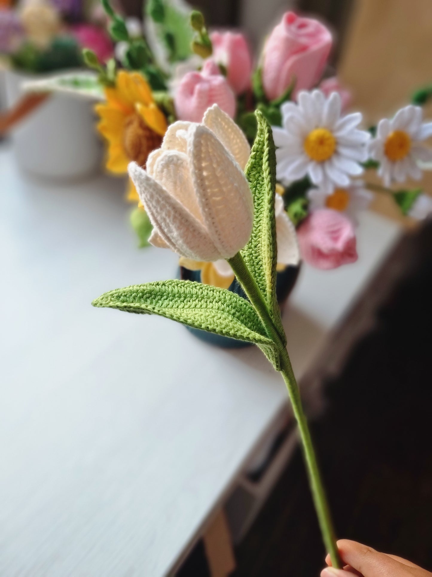 Patrón Tejido de Tulipán a Crochet | PDF